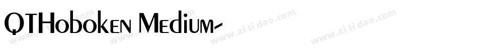 QTHoboken Medium字体转换